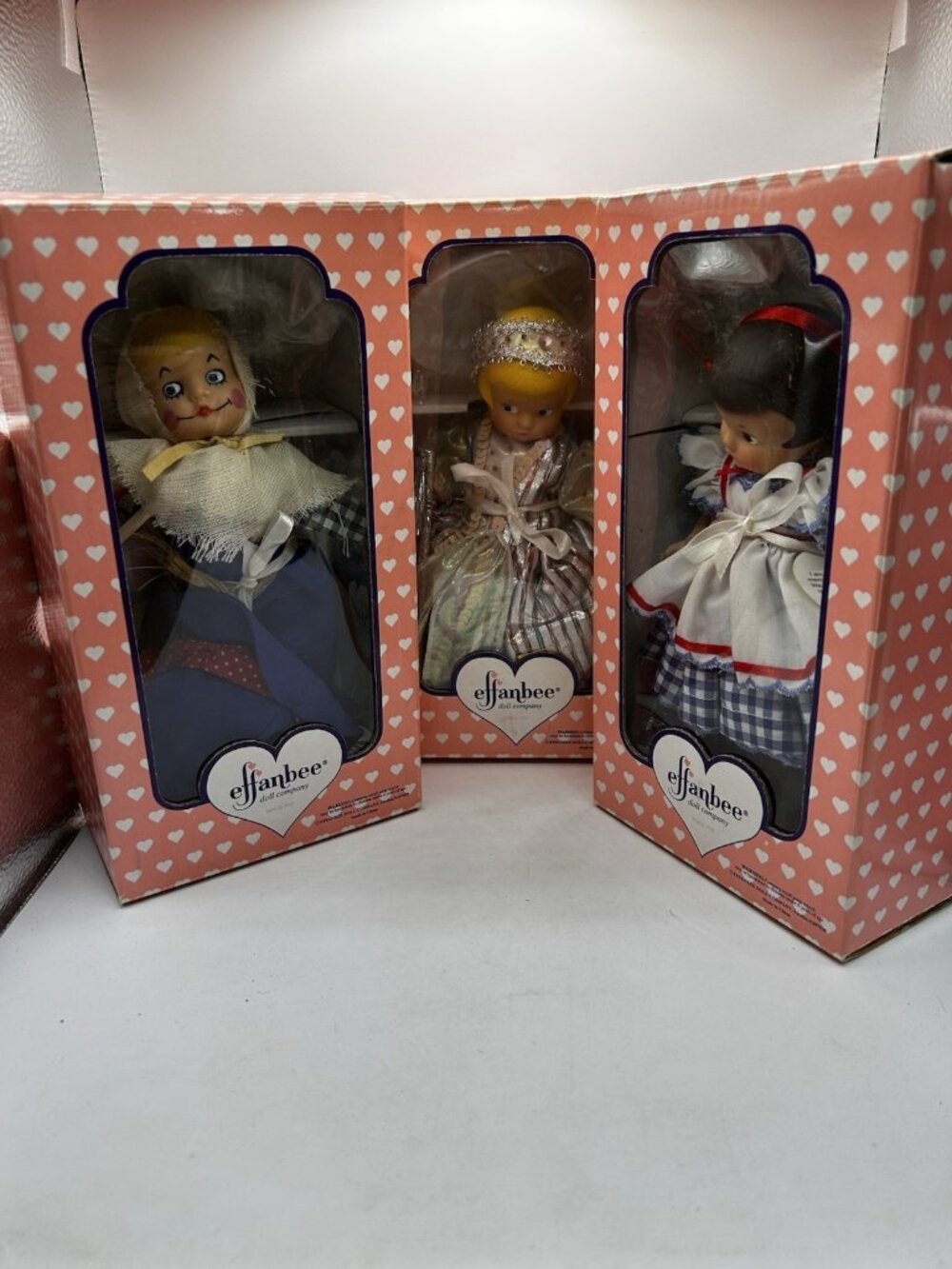 EFFANBEE Dolls Wizard of Oz Doll Set V57OZ complete set of 6 from the 1990s